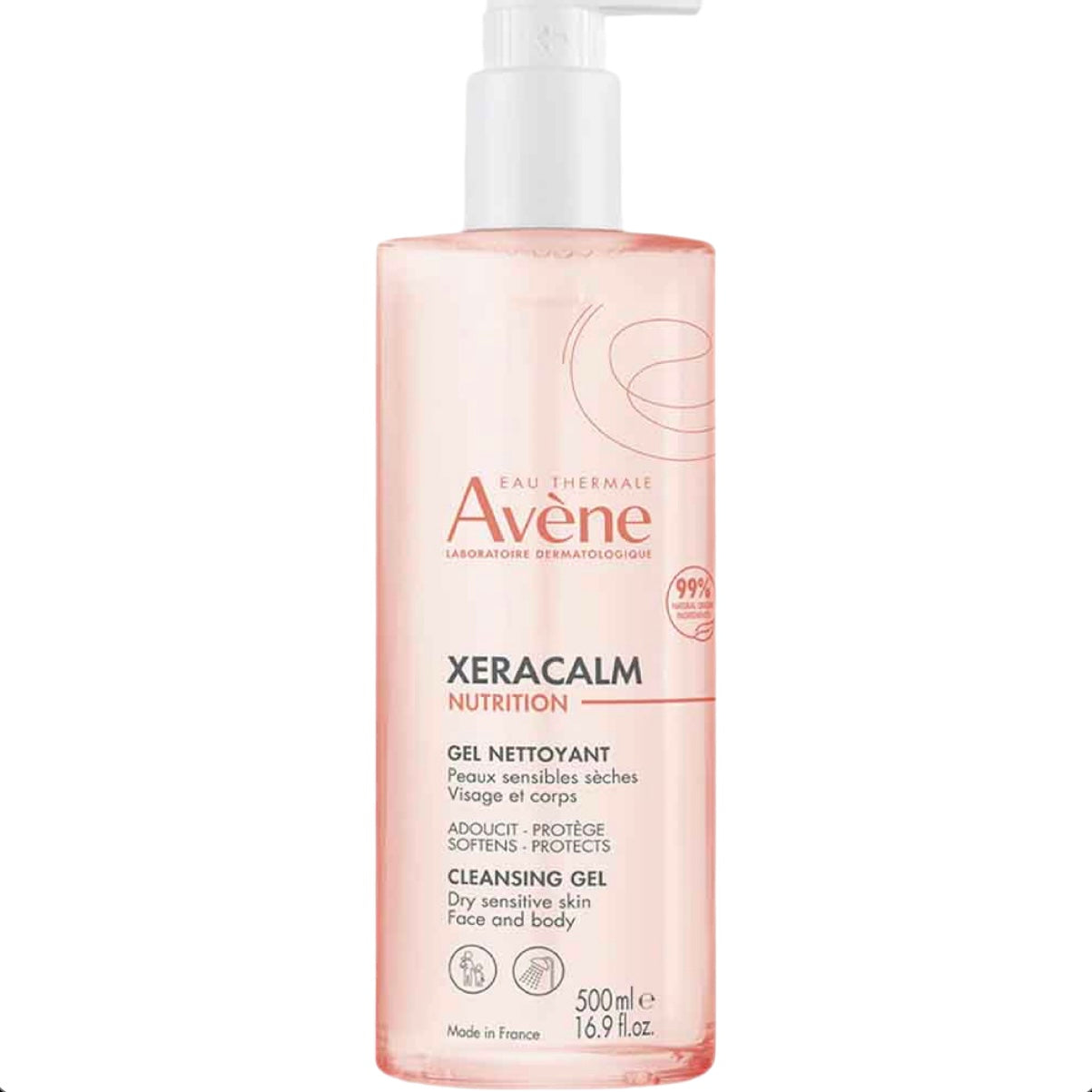 The Body Essentials Trio, Avene Body wash + Body Melt-in Balm + The purest solutions 5% AHA+BHA