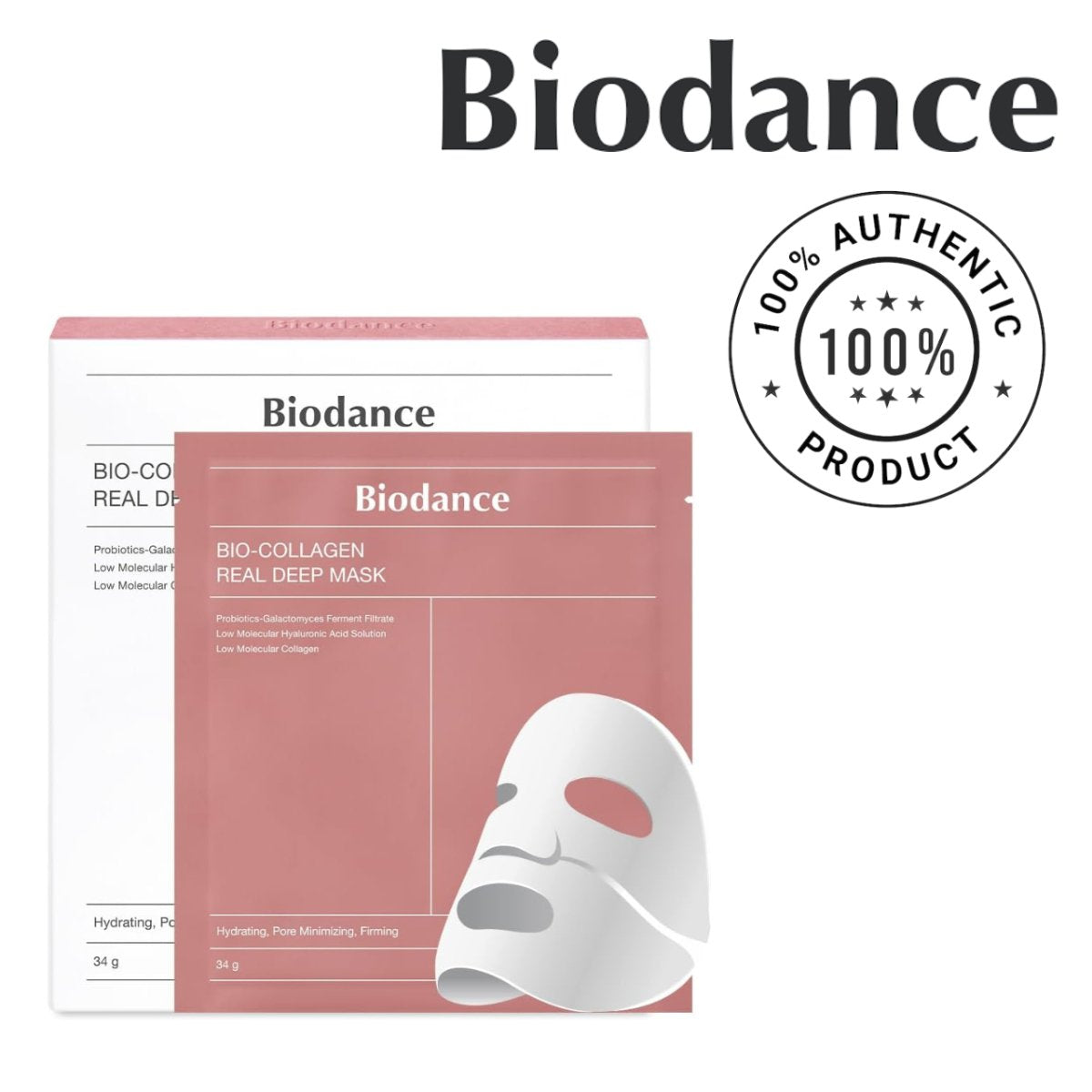 BIODANCE BIO COLLAGEN REAL
DEEP MASK 34G (4 Masks EA)