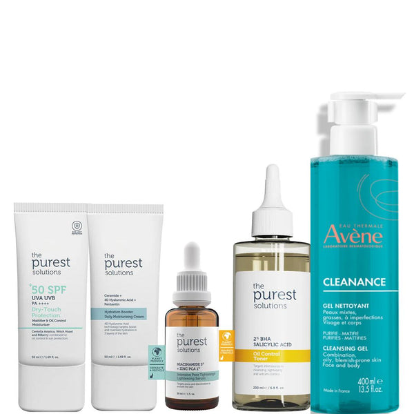 مجموعة العناية الكاملة بالبشرة الدهنية من The Purest Solutions
