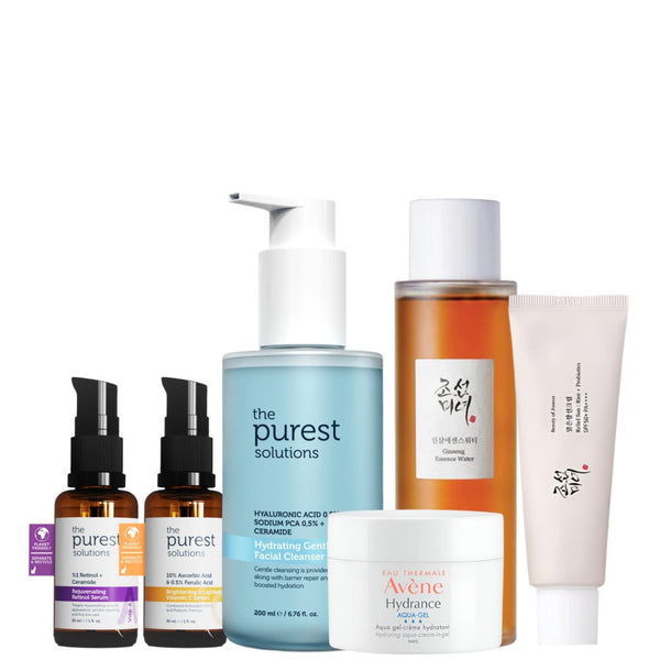 مجموعة روتين العناية بالبشرة لتعزيز الكولاجين