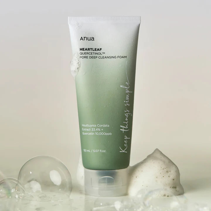 Anua HEARTLEAF QUERCETINOL PORE DEEP CLEANSING FOAM 150ML