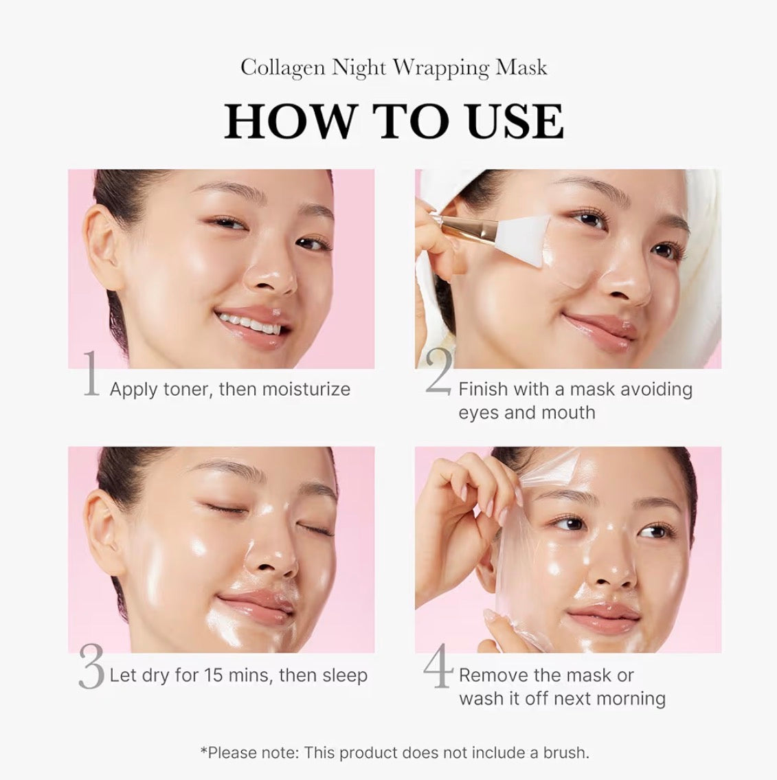 Medicube Collagen Overnight Wrapping Peel Off Facial Mask Pack - Elasticity & Hydration Care 75ML