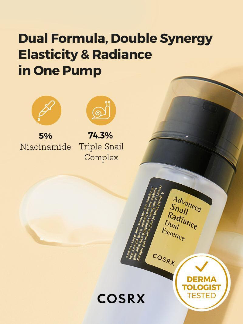 COSRX ADVANCED SNAIL RADIANCE DUAL ESSENCE 80 ml
