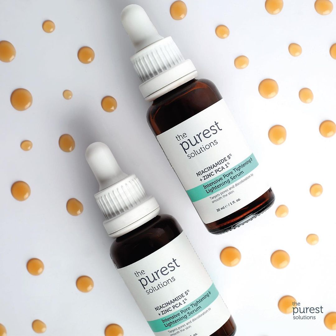 The purest solutions Pore Tightening & Lightning Serum NIACINAMIDE 5% + ZINC PCA 1% 30ml