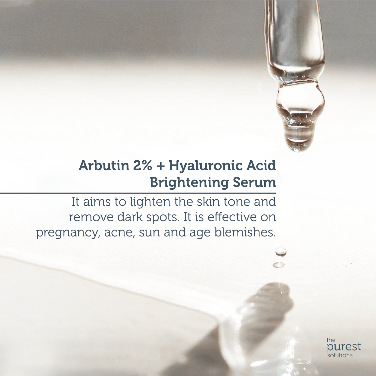 The purest solutions Brightening Serum Arbutin serum 2% + Hyaluronic acid