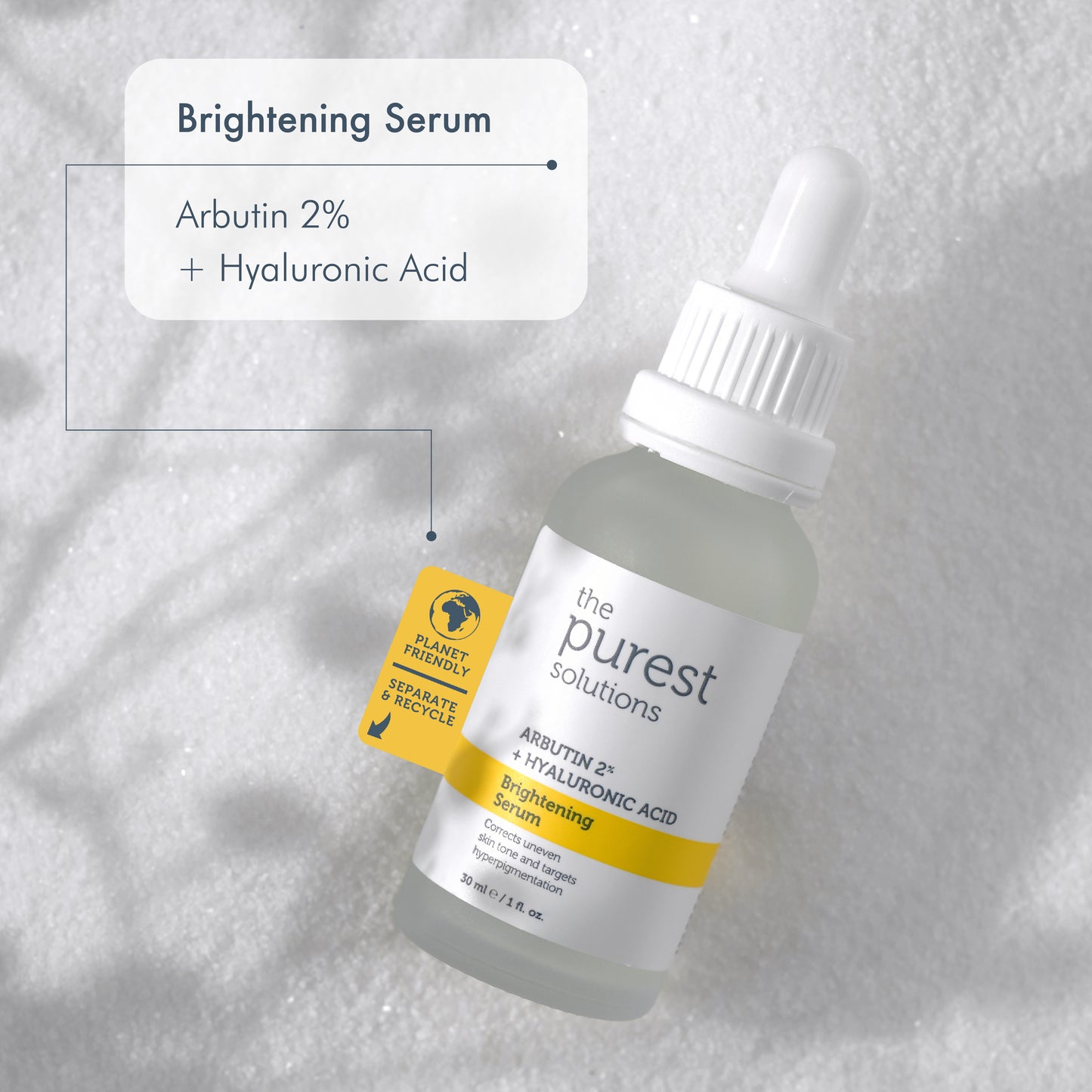 The purest solutions Brightening Serum Arbutin serum 2% + Hyaluronic acid