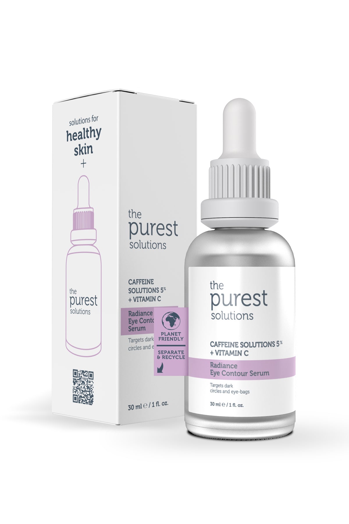 The purest solutions Vitamin C + caffeine radiance Eye Contour Serum