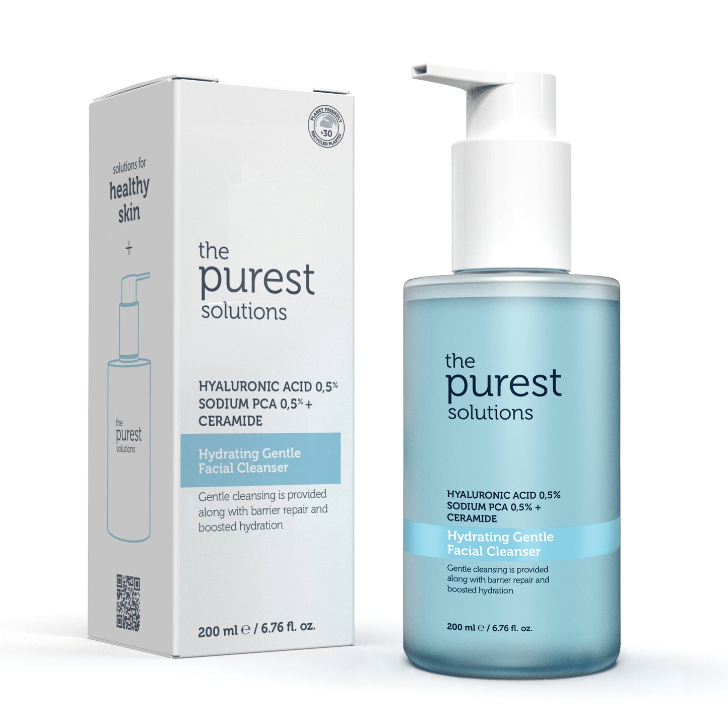 The purest solutions Hydrating Gentle Facial Cleanser 200ml