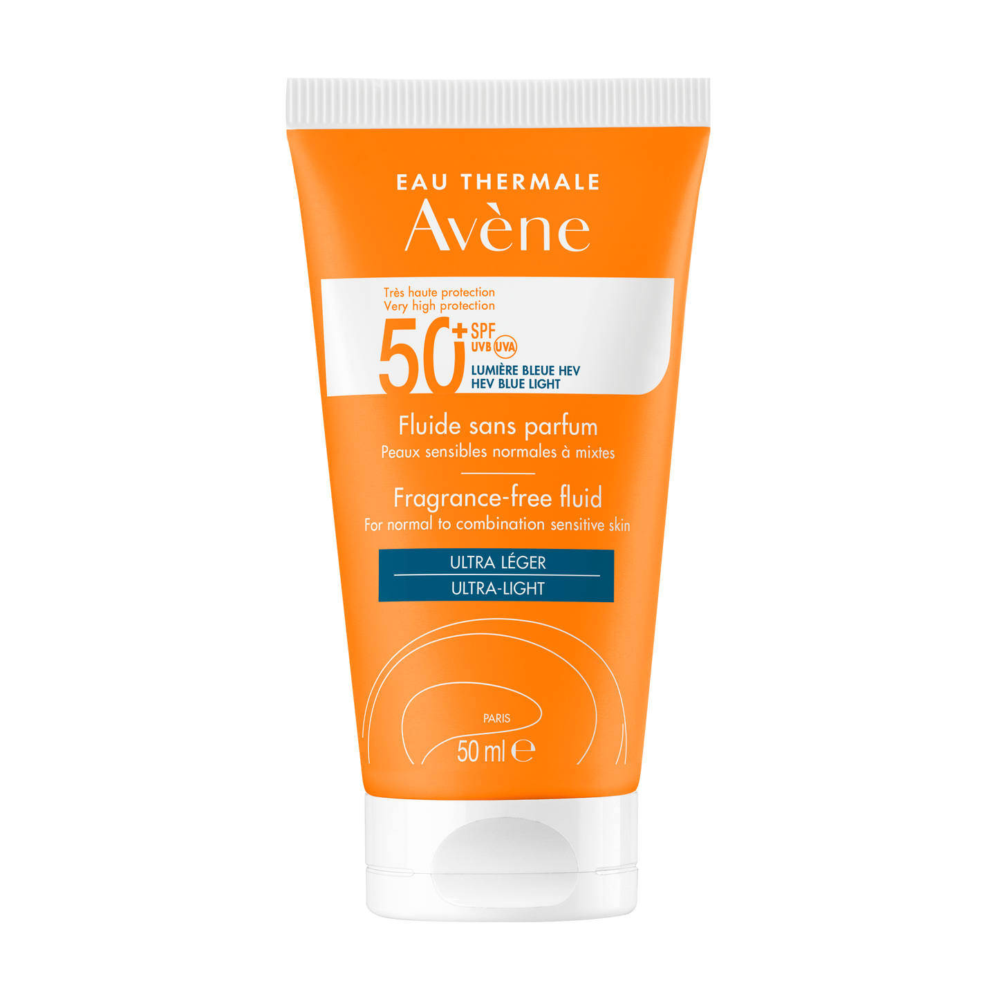 Avene Fluid Sunscreen SPF 50, 50ml