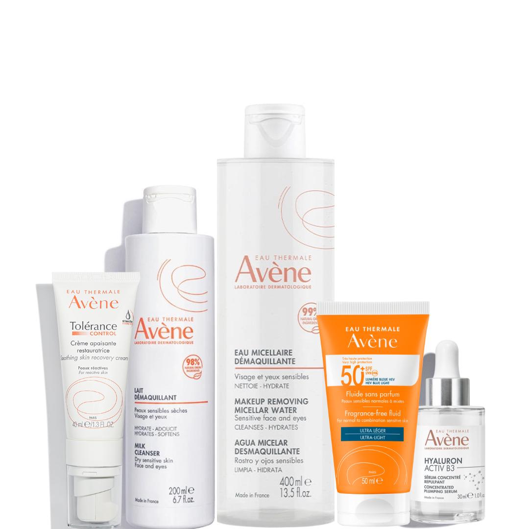 مجموعة العناية بالبشرة الحساسة من أفين