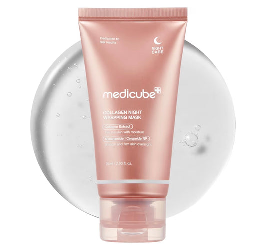 Medicube Collagen Overnight Wrapping Peel Off Facial Mask Pack - Elasticity & Hydration Care 75ML