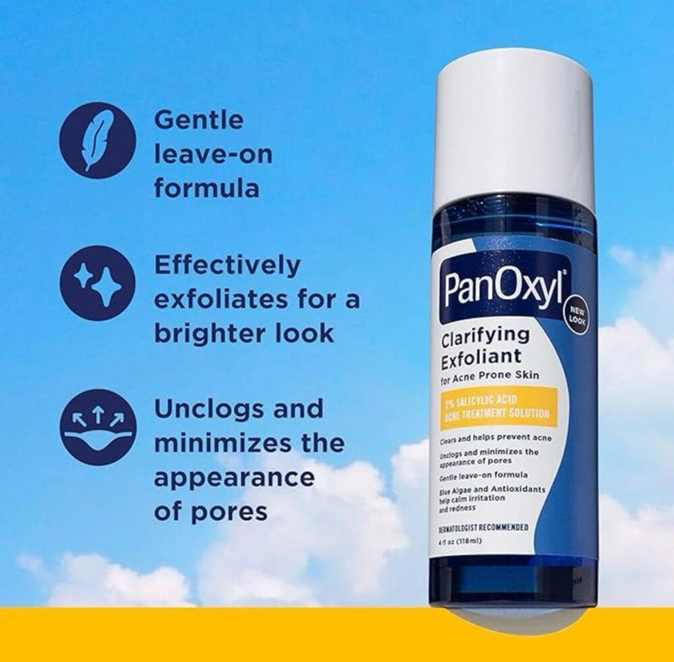 PanOxyl Clarifying Exfoliant, 2% Salicylic Acid, For Acne Prone Skin 118 ml