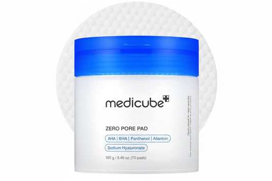 Medicube Zero Pore 2.0 AHA + BHA Facial Toner Pads For Pore Tightening 155g, Pack of 70's