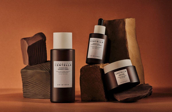 تونر إصلاح وتقوية البشرة من SKIN1004 Madagascar Centella Probio-Cica 210 مل + أمبولة 95 مل + كريم Enrich 50 مل