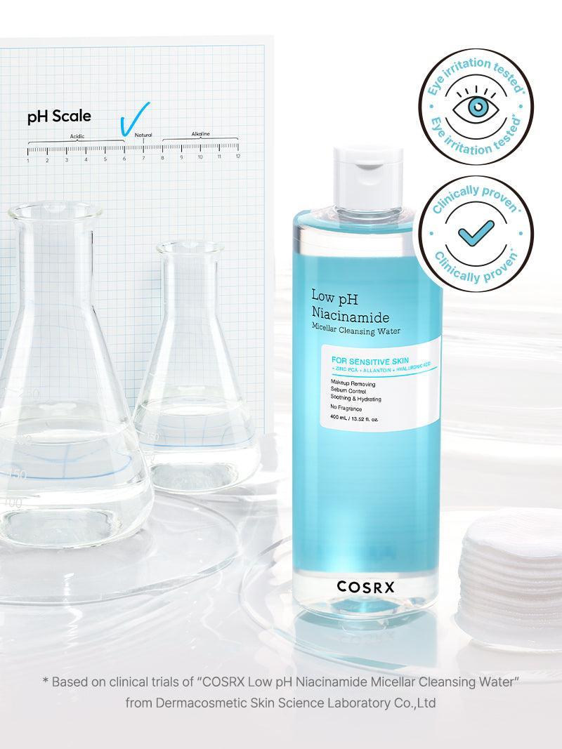 Cosrx Low pH Niacinamide Cleansing
Water, 100ml