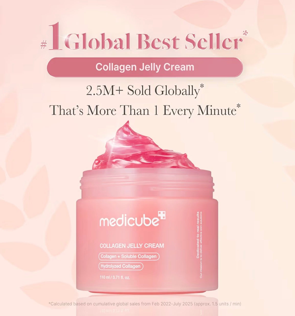 medicube Collagen Jelly Cream- Niacinamide & Freeze-Dried Hydrolyzed Collagen 110ML