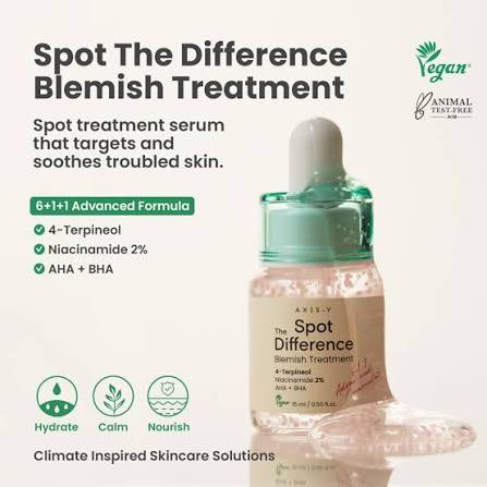 AXIS Y SPOT THE DIFFERENCE BLEMISH TREATMENT 15ML