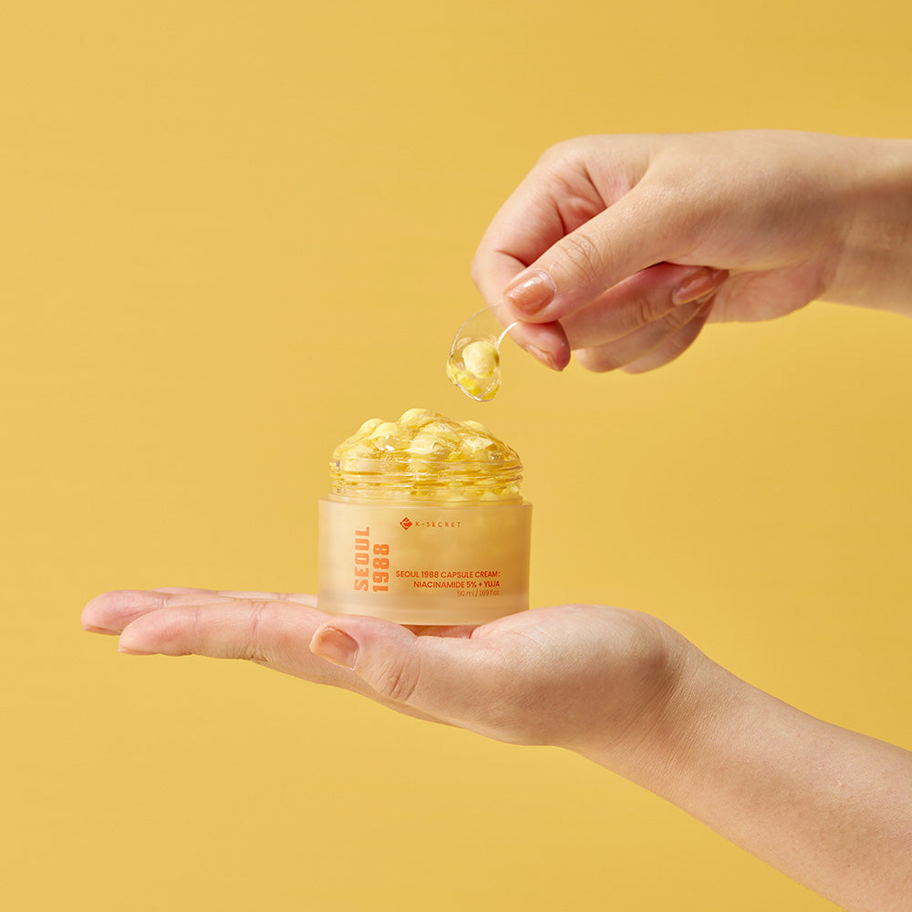 K-SECRET SEOUL 1988 CAPSULE CREAM : NIACINAMIDE 5% + YUJA 50ML