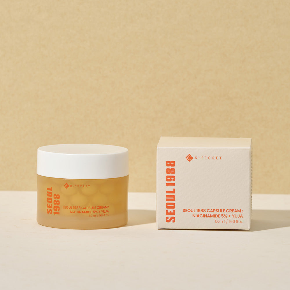 K-SECRET SEOUL 1988 CAPSULE CREAM : NIACINAMIDE 5% + YUJA 50ML