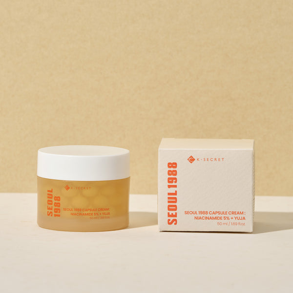 K-SECRET SEOUL 1988 CAPSULE CREAM : NIACINAMIDE 5% + YUJA 50ML